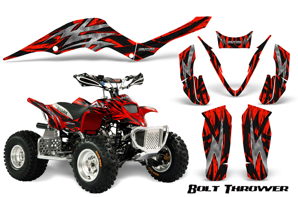 Apex Pro Shark Graphics Kit Bolt Thrower Red